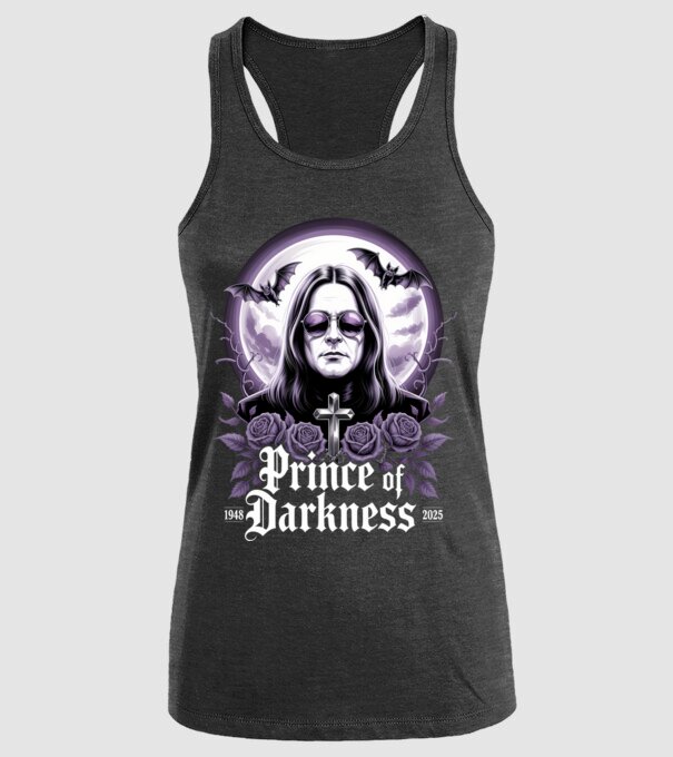 Prince of Darkness model negru pe tricou