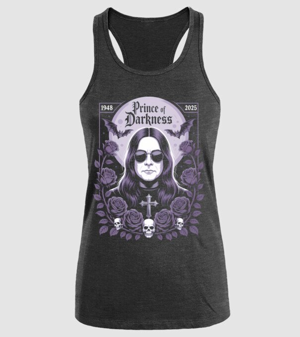 Prince of Darkness model negru pe tricou