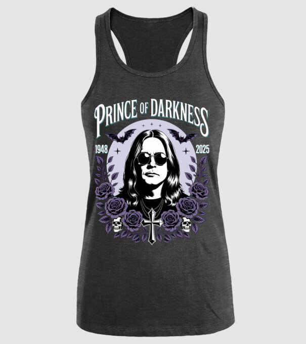 Prince of Darkness model negru pe tricou