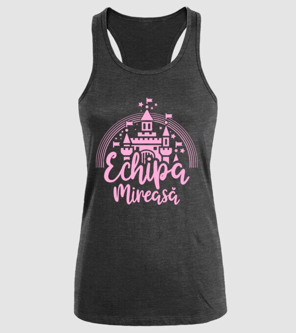 Prinţesă mireasă model negru pe tricou
