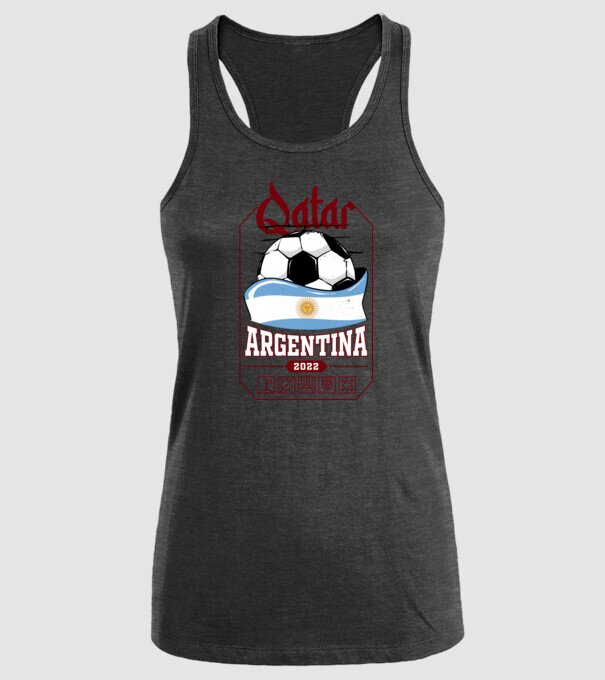 Qatar teams Argentina model negru pe tricou