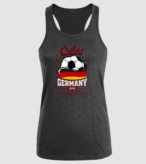 Qatar teams Germany model negru pe tricou
