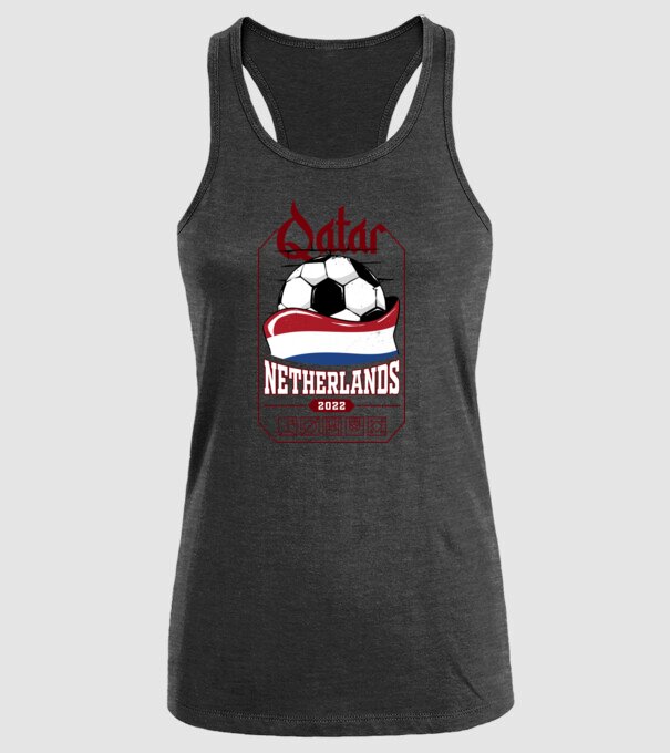Qatar teams Netherlands model negru pe tricou