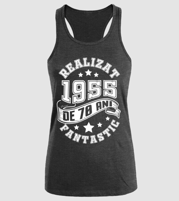 Realizat de fantastic - 1955 model negru pe tricou