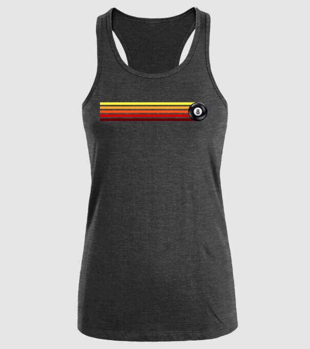 Retro - Vintage 8 ball 2 model negru pe tricou
