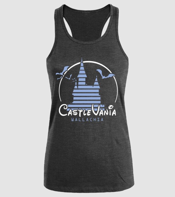 România CastleVania model negru pe tricou