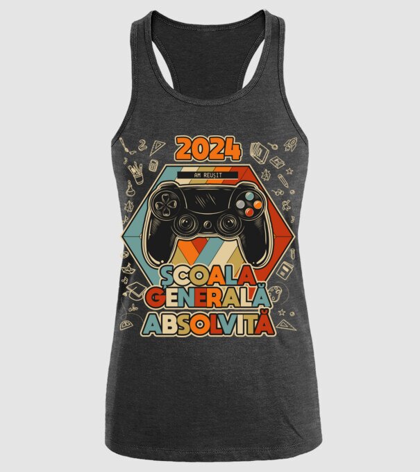 școala generală școala generală model negru pe tricou