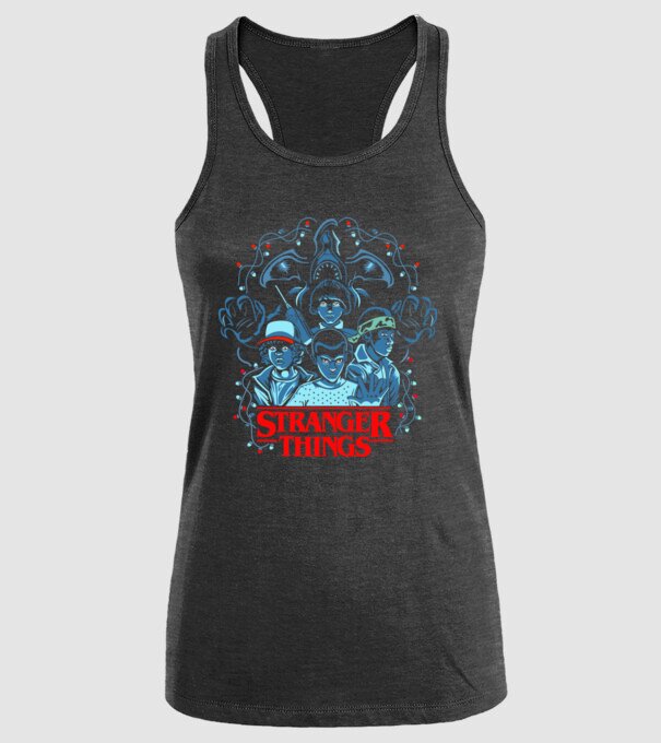 ST model negru pe tricou