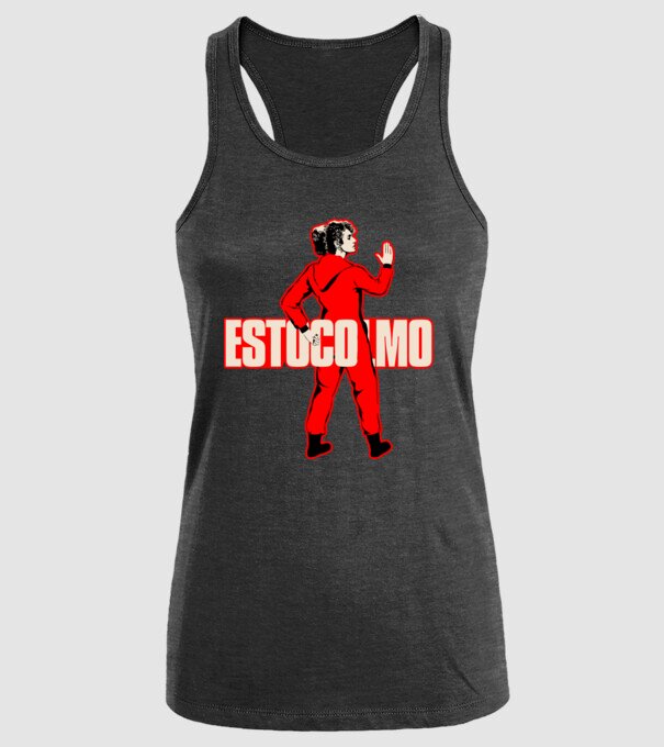 stockholm la casa de papel model negru pe tricou