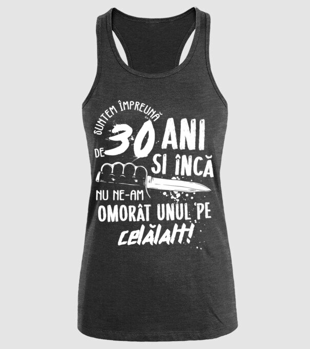 Suntem împreună de 30 ani model negru pe tricou