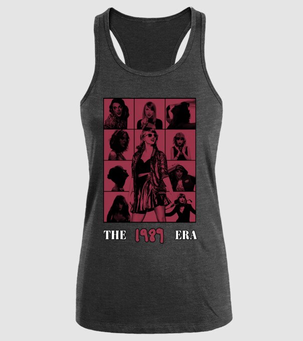 Taylor Swift ERAS red model negru pe tricou