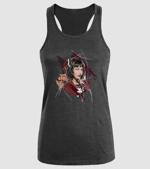tokyo poster model negru pe tricou