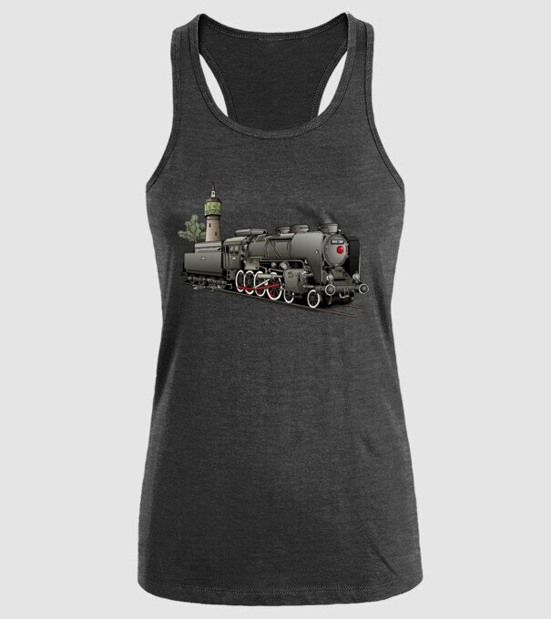 Trenuri model negru pe tricou