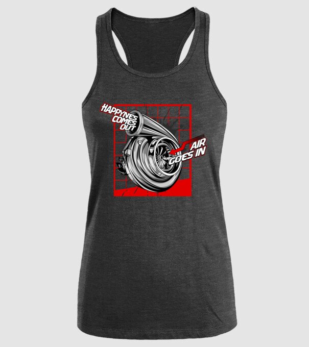Turbo model negru pe tricou