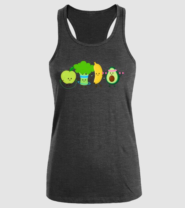 Vegan model negru pe tricou