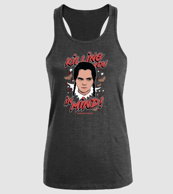 WEDNESDAY Killing You in my mind model negru pe tricou