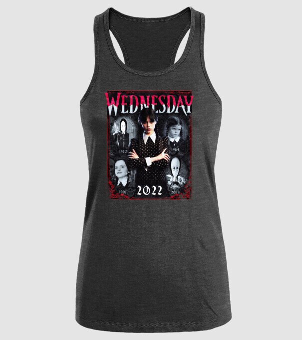 WEDNESDAY multi all time model negru pe tricou