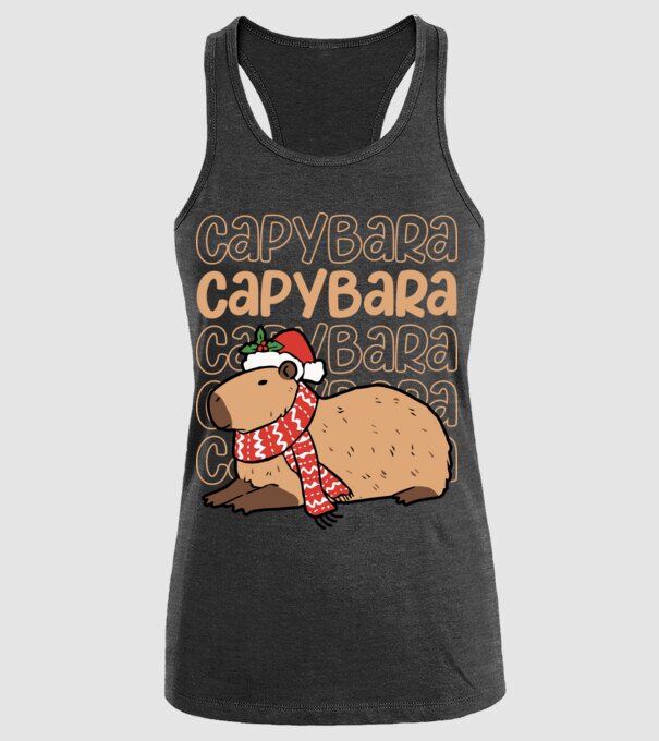 Xmas Cappy model negru pe tricou