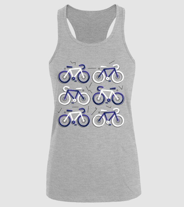 Bikes model gri pe tricou