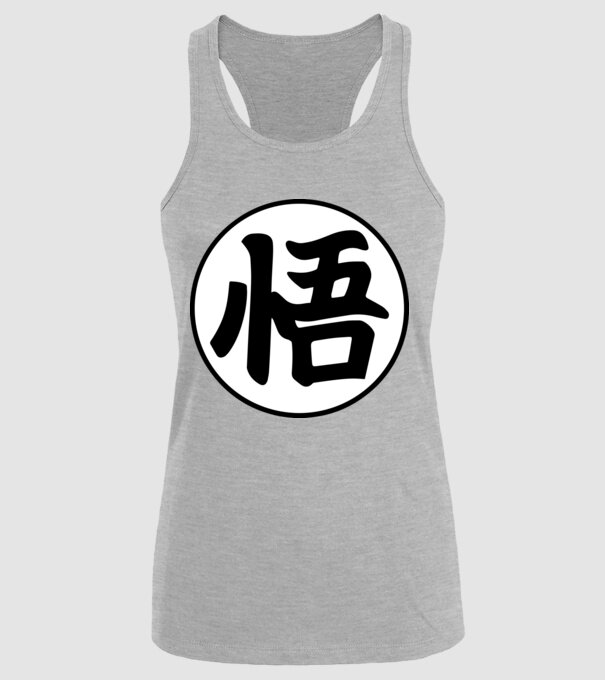 Dragonball logo model gri pe tricou