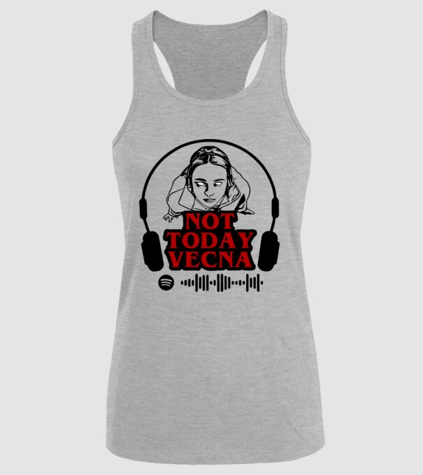 not today vecna model gri pe tricou