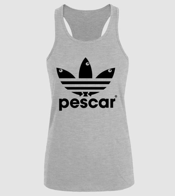 Pescar original model gri pe tricou