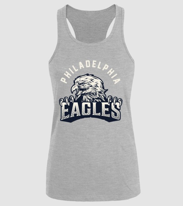 Philadelphia Eagles model gri pe tricou
