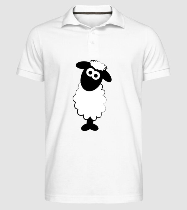 Mieluț model alb pe tricou