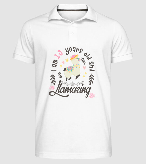 Birthday Llamazing 19 years old model alb pe tricou