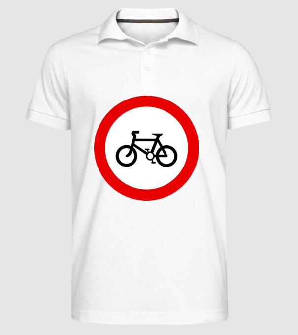 Pistă pentru Biciclete model alb pe tricou