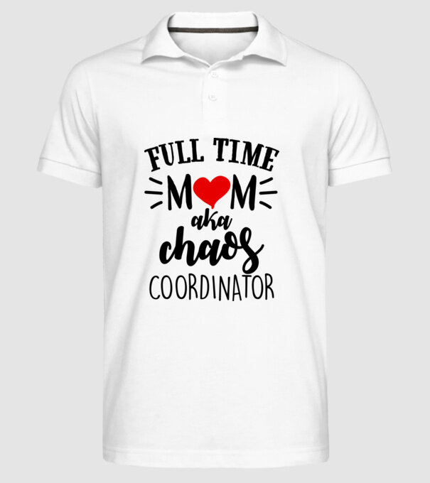 Chaos Coordinator model alb pe tricou