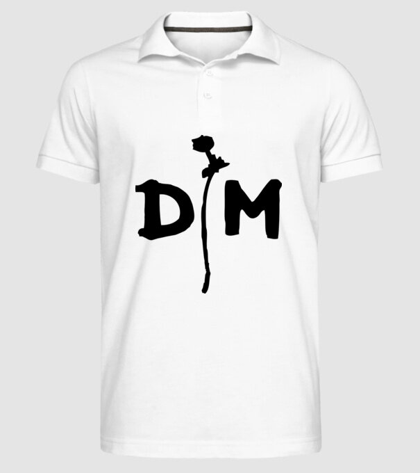 Depeche Mode model alb pe tricou
