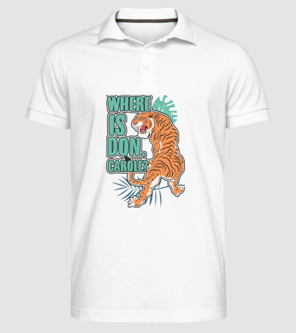 DonCarole model alb pe tricou