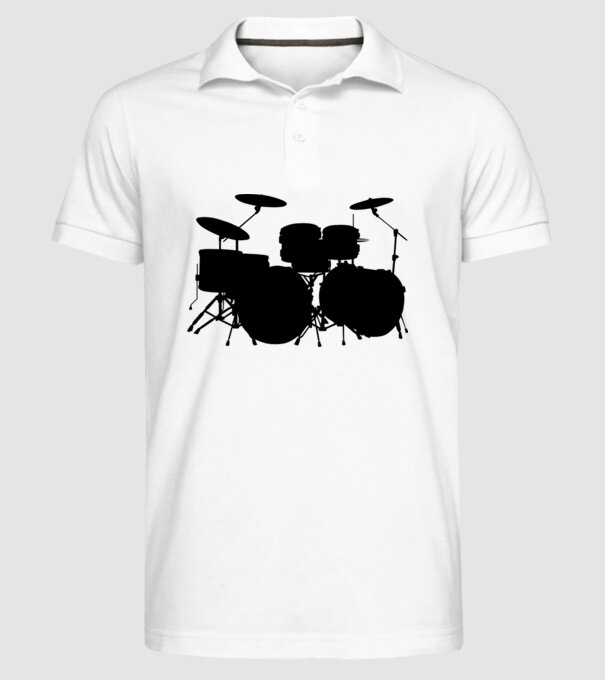 drum model alb pe tricou