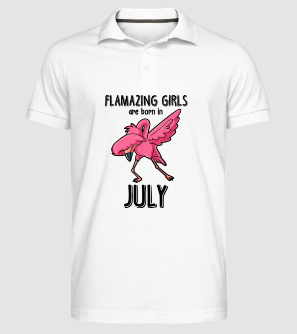 flamazing girls are born in july black model alb pe tricou