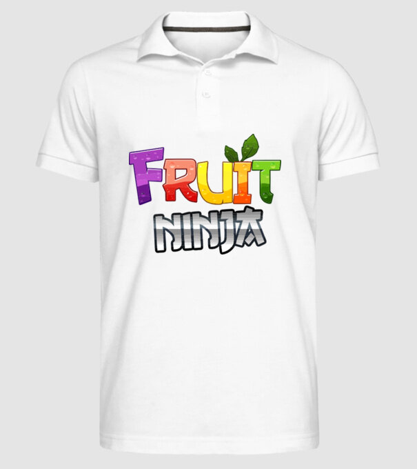 Fruit Ninja model alb pe tricou