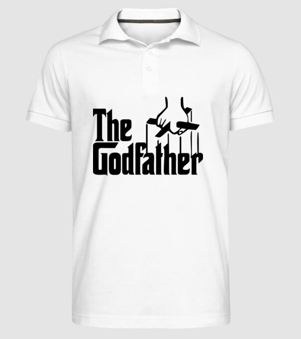 Godfather model alb pe tricou