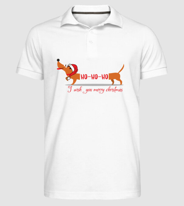 HoHoHo model alb pe tricou