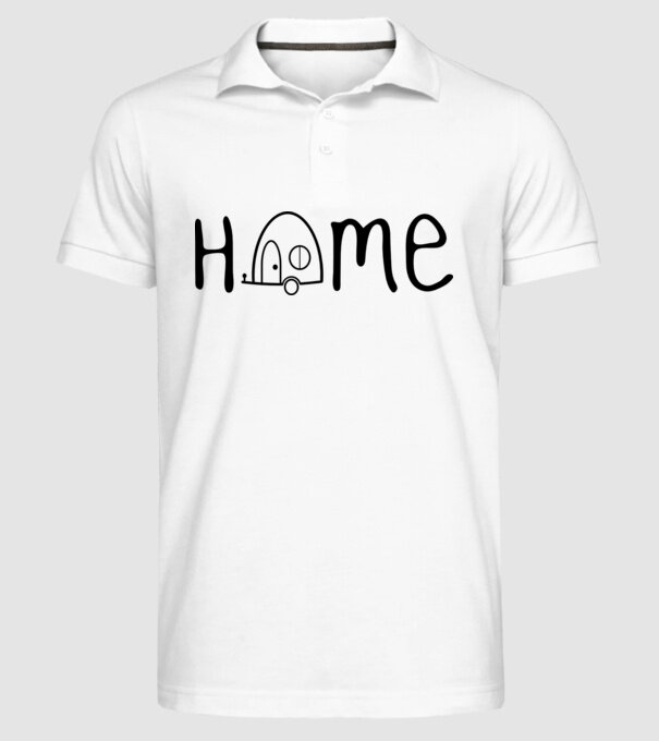 Home model alb pe tricou