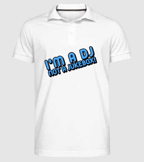 'I''m a dj, not a jukebox!' model alb pe tricou