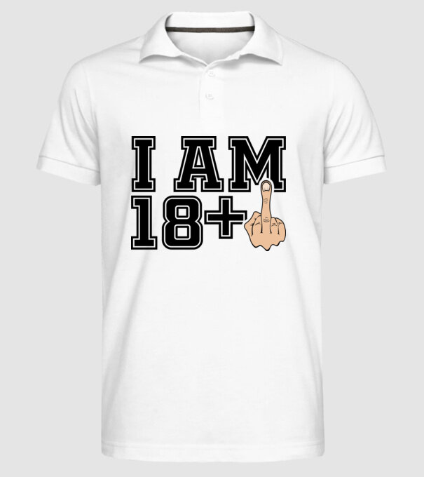 Funny Birthday I am 19 model alb pe tricou