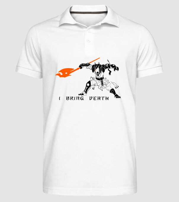 I bring death model alb pe tricou
