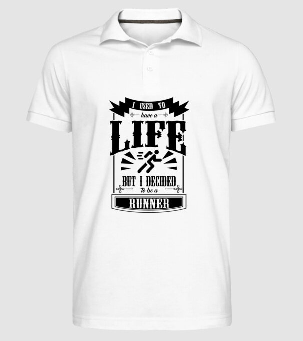 I used to have a life ATLET model alb pe tricou
