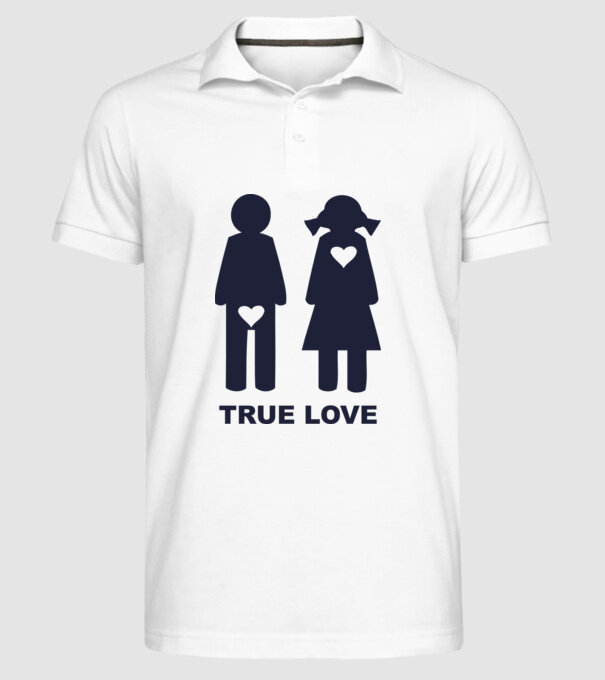 Dragoste Adevărată model alb pe tricou