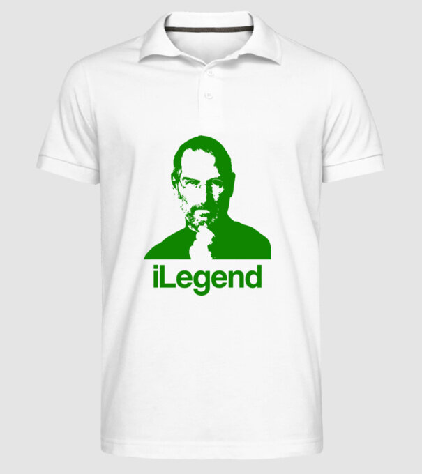 iLegend Steve Jobs model alb pe tricou