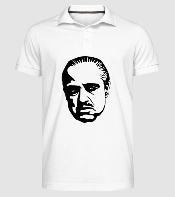 Godfather model alb pe tricou