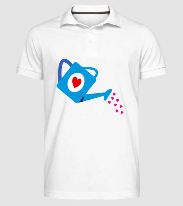 Cană de stropit model alb pe tricou