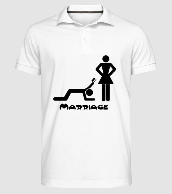 marriage model alb pe tricou