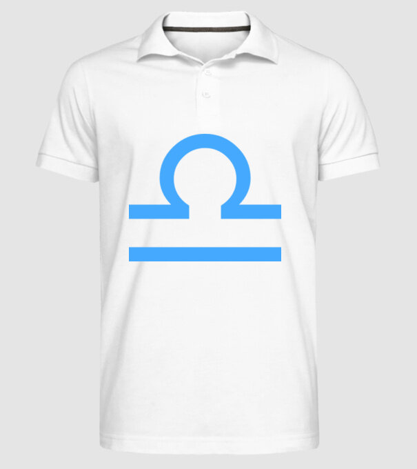 Libra Horoscope model alb pe tricou