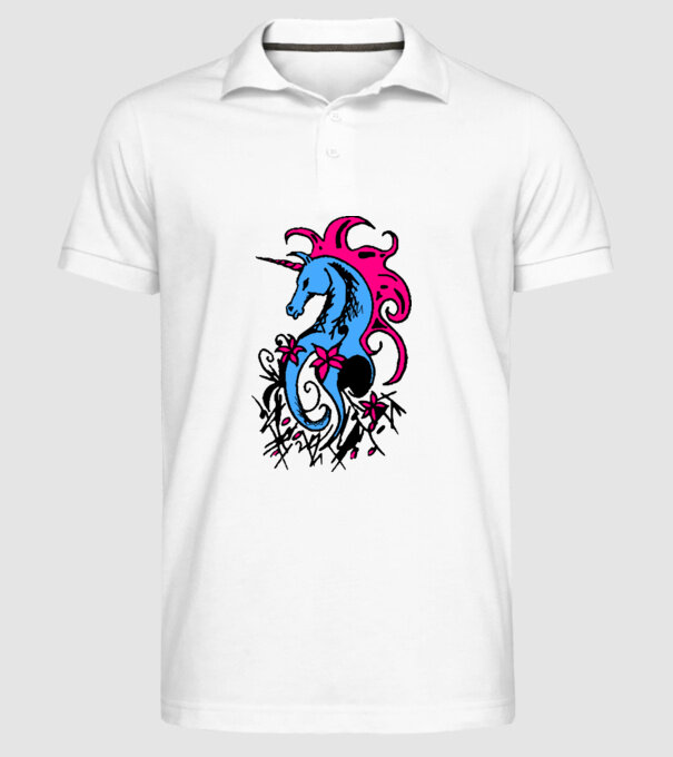 pegasus model alb pe tricou